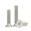 Tornillos de Cabeza Avellanada Hexagonales Grado 10.9 Niquelados Tornillos de Cabeza Plana Pernos de Copa Plana M3M4M5M6M8M10M12