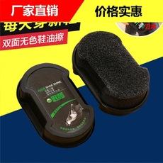 Cepillo de esponja para lustrar zapatos, doméstico, para lustrar zapatos, incoloro, universal, artefacto para el cuidado del calzado de cuero, cuidado de doble cara, encerado de cuero, cepillo para zapatos