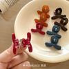 Temperamento Japonés y Coreano Sentido de Alta Gama Color Lindo Mini Tamaño Pequeño Clip de Princesa Clip Pequeño de Agarre Clip para Flequillo Clip para el Cabello de Celebridad de Internet Accesorios para el Cabello