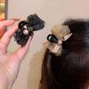Pinza Pequeña para Cabeza de Princesa para Agarre Femenina Pequeña Estilo Chanel Pedrería Lazo Horquilla Cyber Celebrante Clip Lateral Cabello Suelto Flequillo Clip Horquilla
