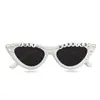 Artículo más vendido transfronterizo: Gafas de Sol Perla Ojo de Gato para Fiesta de Boda 'Just Married' Gafas Decorativas Originales para la Novia
