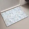 Alfombrilla de Piso para Baño de Barro Diatomeas Más Vendida de Amazon, Nueva Alfombrilla de Pie de Lujo Ligero Nórdico, Alfombrilla Absorbente de Agua Antideslizante Transfronteriza de Aliexpress