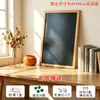 Placa de Exibição com Ímãs para Geladeira para Uso Doméstico, Quadro Branco Magnético para Mensagens, Quadro Negro Pequeno para Pendurar, Parede de Fotos, Moldura de Madeira, Educacional