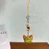 Animais Loucos de Desenho Animado, Coelhos e Raposas Corrente para Celular com Contas DIY Criativo Pingente para Bolsa de Celular de Casal