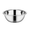 Lavabo de acero inoxidable 304 para cocina doméstica, para lavar huevos y fideos, cuenco para sopa, con borde inverso grande y grueso, apto para uso alimentario.