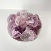 Difusor de Pedra de Cristal Ornamento de Pedra para Casa Branco Verde Rosa Roxo Azul Recipiente de Pedra Triturada Fluorita Original Pedra de Cristal Aromática Sem Chama