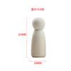 Manualidades de Madera Adornos Figuras de Madera Muñecas de Madera Pintadas Creativas para Niños Madera Natural Color Figuras Pequeñas de Madera Al por Mayor