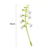 Flores de Muguete Simuladas para Decoración de Bodas, Flores de Campana, Plantas Verdes, Fondo para Fotografía, Carrillones de Viento Simulados, Atrezo Realista para Fotos