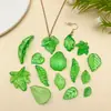 Aleatório 50g Acrílico Folha Verde Clara Artificial Pingente DIY Estilo Antigo Grampo de Cabelo Joias Acessórios Material
