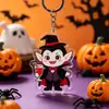 Chaveiro Acrílico Halloween Ação de Graças Abóbora Fantasma Casamento Estilo Rosa Doce Legal Pingente de Chaveiro
