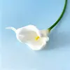 Lírio-do-calla de Alta Simulação Flor Artificial de PU Decoração de Mesa de Jantar Sala de Estar Fonte de Cenário de Casamento Fabricante Fornecimento Atacadista Flor Artificial