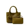 Bolso nuevo tejido a mano, bolso casual de hombro y cruzado, versátil para ir al trabajo, bolso tote pequeño, bolso de mano de nicho de alta gama