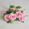 Atacado do Fabricante Trepadeiras de Rosas Simuladas, Tiras de Rosas, Trepadeiras de Flores Artificiais, Decoração de Casamento Trepadeiras Planas Grandes