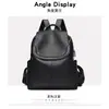 Otoño e Invierno 2026 Nueva Tendencia Transfronteriza Tendencia de Exportación Mochila de Cuero para Mujer Simple Retro