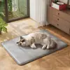 Esterilla Refrigerante de Ratán Tejido para Mascotas Verano Refrigeración y Disipación de Calor Cama para Gatos Alfombrilla para Perros Alfombrilla para Dormir para Mascotas Antideslizante para Todas las Estaciones