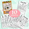 Compra directa transfronteriza de 10 hojas/paquete de pósteres para colorear de búsqueda de objetos divertidos, libros de dibujo educativos para niños, papel para colorear creativo