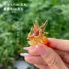 Anillo de Mariposa de Vidrio Hecho a Mano Zibo Celebridad de Internet Artesanía Fotografía Diseño de Nicho Joyería Avanzada de Vidrio Regalo