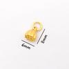 Ping An Joy Colgante de Oro Arena Colgante Pulsera DIY Accesorios de Pulsera Gufa Oro Marca Xiaofu Accesorios de Cuentas de Campana