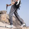 Calças masculinas de verão leves, retas e com stretch, calças casuais para atividades ao ar livre, calças versáteis slim-fit para negócios e esportes.