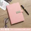Cuaderno personalizado de alta gama con hebilla para estudio, oficina, negocios, papelería, notas de reuniones y diario, se puede imprimir con logo