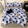 Venta al por mayor de ropa de cama de algodón bohemio de cuatro piezas, estilo japonés, pequeña, fresca, nórdica, sencilla, para familias.