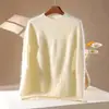 Nueva Prenda de Lana Cachemir Otoño/Invierno 2026 con Dobladillo Enrollado y Cuello Semi Alto, Suéter sin Mangas de Lana Cepillada