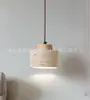 Lámpara colgante de mesita de noche estilo Wabi-Sabi japonés, lámpara colgante para isla de restaurante bar nórdico, lámpara colgante ajustable de alta gama vintage y retro
