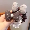 Diadema de Tela con Lazo para Niñas Goma Elástica de Lunares Florales Retro Alta Elasticidad No Daña el Cabello Accesorios Diarios para Bebé