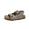 Nuevas Sandalias Birkenstock Retro Estampadas de Verano para Niños con Suelas Suaves y Antideslizantes para Niños y Niñas, Versátiles y Modernas Zapatos de Playa al por Mayor