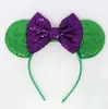 Novo adereço de cabeça para festival irlandês Faixa de cabeça de cor sólida de São Patrício Faixa de cabeça clássica com nó de laço do Mickey