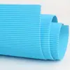 50*70cm Grande Espessado Colorido Papel Ondulado Material Artesanal DIY para Jardim de Infância Papel Ondulado Misto