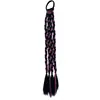 Peluca transfronteriza con trenzas de color degradado para el uso diario de chicas atractivas, con tiras y accesorios para el cabello trenzados, en stock de fábrica