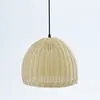 Lustre de bambu transfronteiriço restaurante japonês sala de chá lustre homestay do Sudeste Asiático quarto lâmpada tecida de rattan artesanal