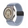 Fivela Magnética de Laço Pulseira de Relógio Trançada de Círculo Duplo Adequada para Relógios Samsung Huawei 20 22mm Pulseira de Pulso Magnética de Nylon