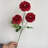 Nova 3-cabeça Koi Peônia Casamento Auditório Casamento Flor Row Road Flower Arrange Decorative Simulação Vaso Colocação de Flores em estoque