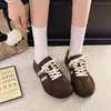 Sapatos casuais de moda de nicho, sapatos Forrest Gump, sapatos de treino alemães para mulheres, novo modelo de outono 2026, sapatos planos confortáveis, retrô, populares, modernos