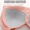 Sujetador de Copa Fija con Broche Frontal para Mujer, Estilo Delgado, Talla Grande, Sin Aros, Push-Up, Copa Fija, Estilo Camiseta sin Mangas, Sujetador Talla Grande