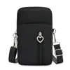 Bolsa Feminina Ombro Único Transversal Bolsa para Celular Tela Grande Nova Porta-Maquiagem Porta-Chaves Porta-Moedas Bolsa de Feira Porta-Cartões Armazenamento Bolsa Pequena