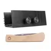 Cortador de Tubos de Cera de Madera Maciza, Regla de Cera, Ensanchador de Anillos de Cera, Regla de Medición, Sierra para Cera, Herramienta para Tallar Cera, Herramienta para Modelar Joyería