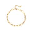 Suministro transfronterizo AMZ joyería varios modelos cadena cruzada impermeable resistente al desgaste metal acero inoxidable pulsera