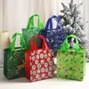 Bolsa de TNT con Tema Navideño, Bolsa de Regalo, Bolsa de Compras con Impresión, Decoración de Fiesta, Acompañamiento para Regalo