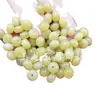 Cuentas de Ábaco de Jade Amarillo, Cuentas Sueltas de Jade, Separadores de Cuarcita de Jade Beige, Broches de Jade, Cuentas de Ábaco, Accesorios para Joyería, Cuentas Hechas a Mano