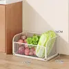 Estante de Almacenamiento para Verduras de Cocina Cesta de Almacenamiento Estante de Verduras de Múltiples Niveles de Pie Cesta de Verduras para el Hogar Contenedor de Verduras para Cebolleta, Jengibre, Ajo