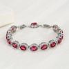 Pulseira europeia e americana nova colorida de zircônia em forma de ovo requintada linda personalidade ing moda criativa Joia Rede Social