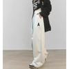 Calça de moletom esportiva hip-hop hiphop hip-hop transfronteiriça para mulheres, cintura alta, corte solto, casual, para dança jazz jazz, calça comprida