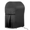 Venta directa de fábrica funda para parrilla de barbacoa de tela Oxford 210D, funda impermeable y a prueba de polvo para parrilla de jardín exterior, funda para muebles de jardín