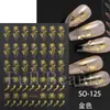 Beleza Completa Transfronteiriça Novos Adesivos de Nail Art Ins Outono Aurora Laser Folha de Bordo Adesivos de Nail Art