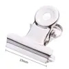 Porta Tickets Redondo para Delicatessen Porta Facturas de Acero Inoxidable Clip Mariposa Clip Metálico Clip de Hierro Carpeta de Archivos Clip para Libros Clip para Exámenes
