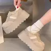 Zapatos populares de plataforma con suela gruesa para mujer, nuevo estilo otoño 2026 para personas bajitas, zapatos casuales estilo alemán, zapatillas cómodas y versátiles para mujer