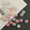 Estilo Crema Soñador Estrellas de Purpurina Fina Agujero Recto Cuentas Sueltas Material de Cuentas para Cadena de Teléfono Móvil Hecha a Mano Adorno Accesorios
